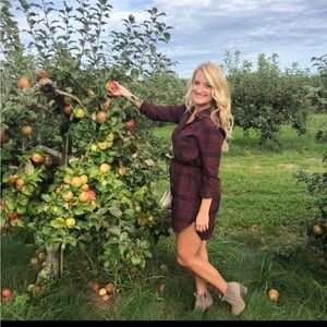 Abercrombie & Fitch Maroon Kids Dress